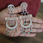 White Diamonds Ear Rings - Image 3