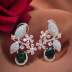 White Diamonds Ear Rings - Image 2